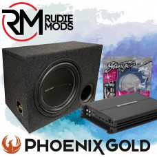 Phoenix Gold Z12 12" Sub & Amp Package